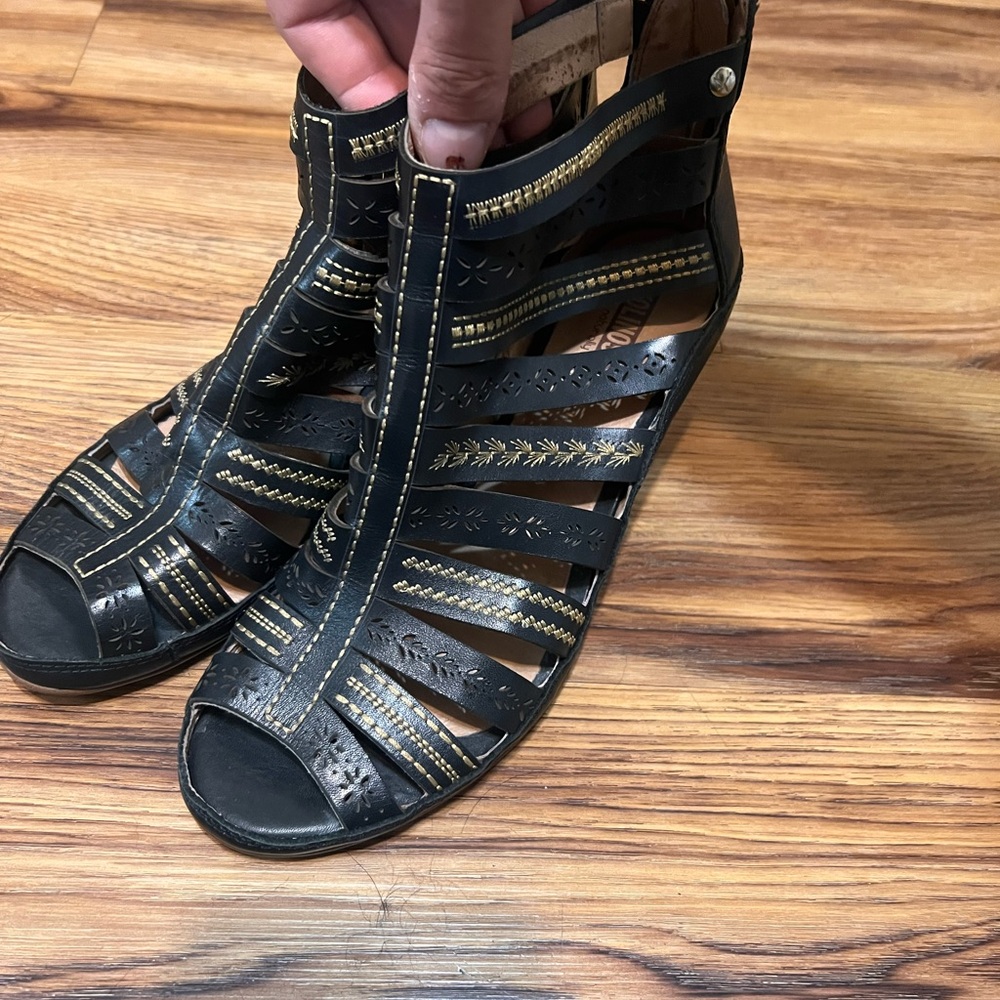 Pikolinos Java Gladiator Heeled Sandals Size 7.5-8 - Picture 2 of 6